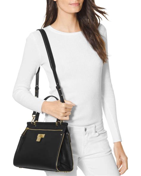 Jasmine Medium Leather Satchel 